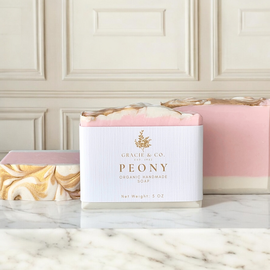 Pink Peony Shea Butter Soap - Bodycare - Emerald Tulsi